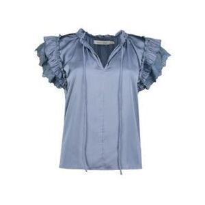 Bishop + Young Nikki Flutter Sleeve Top NEW NWT